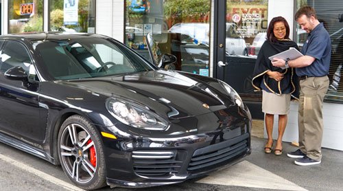 Collision auto body repair Exotic Motors.