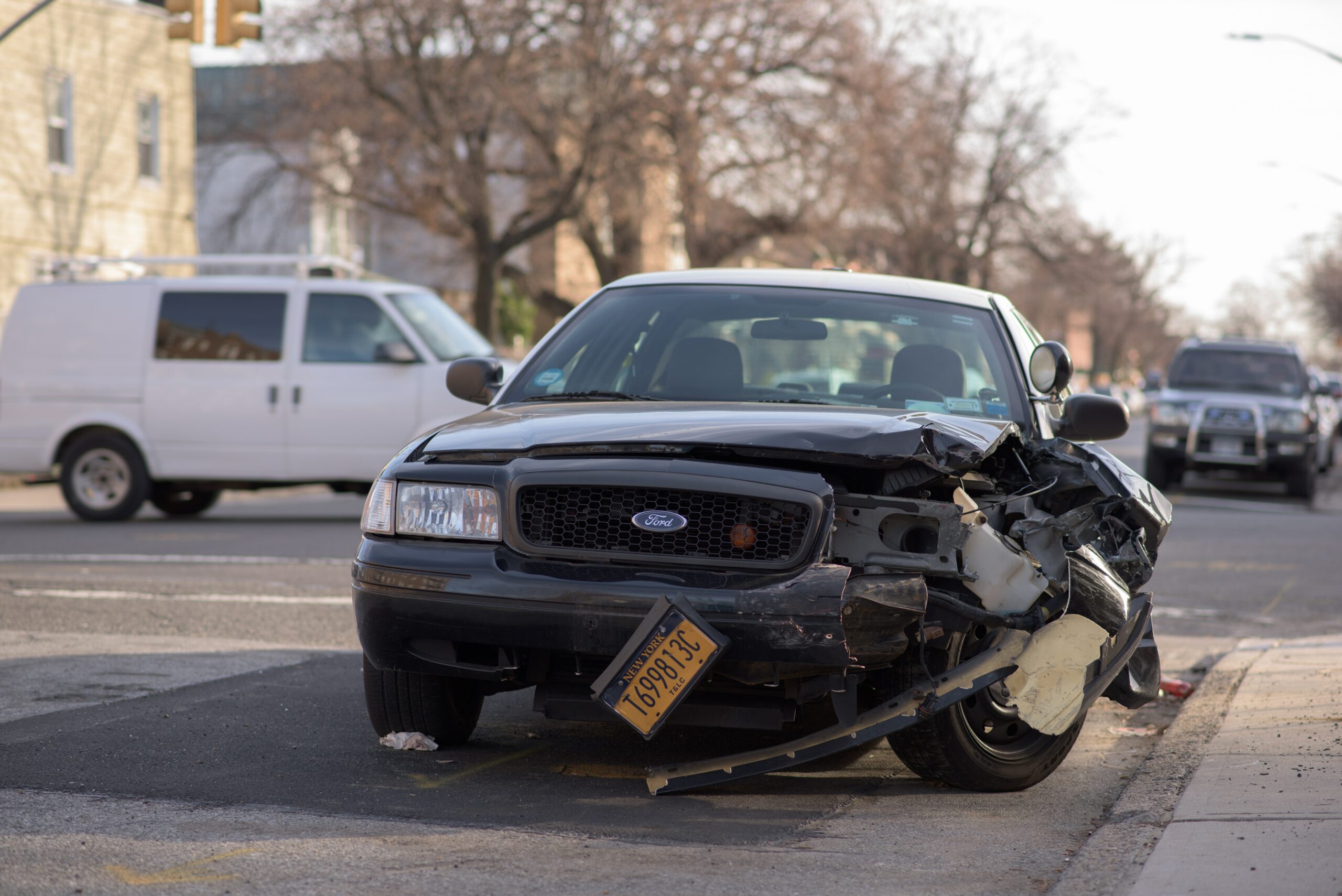 Car collision in Seattle WA